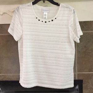Alfred Dunner white blouse. NWOT